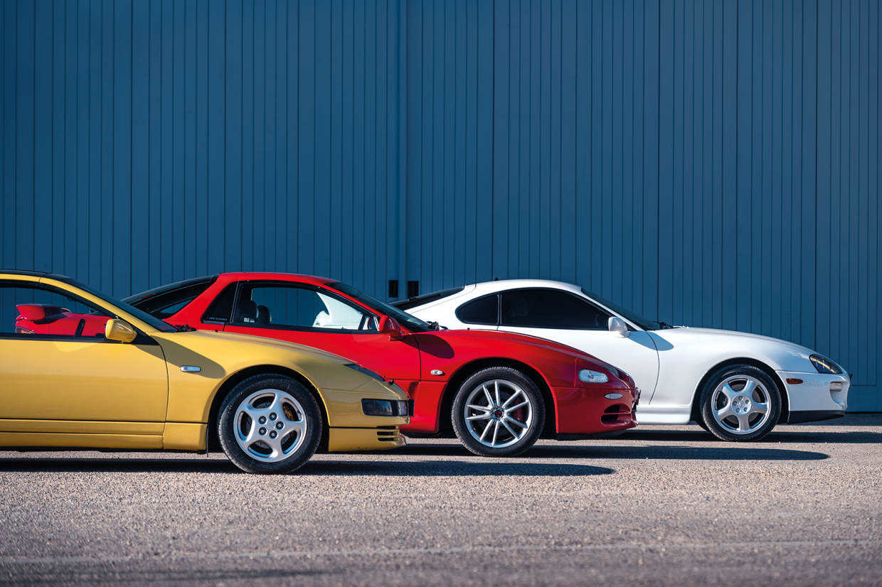Street fighters: Mitsubishi 3000GT vs Toyota Supra vs Nissan 300ZX ...